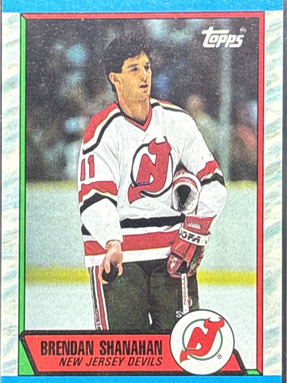 Topps Brendan Shanahan New Jersey Devils Hockey Card